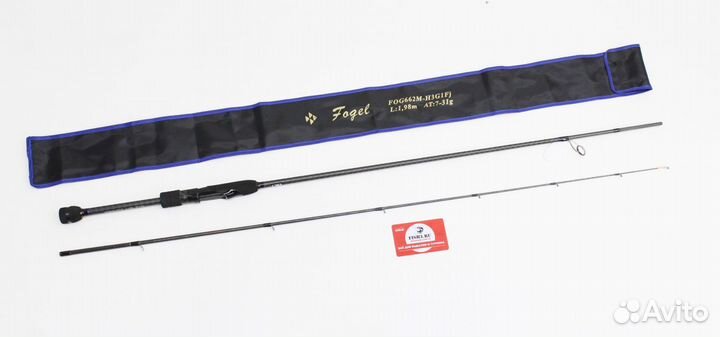 Спиннинг fogel FOG662M-H3G1Fj 1,98 м, тест 7-31 г