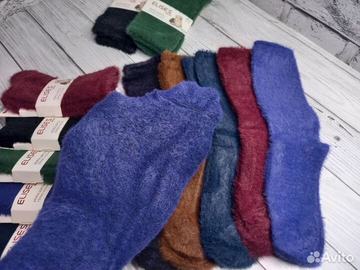 Носки из шерсти норки тёплые