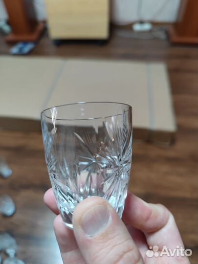 Рюмки хрусталь СССР 4 вида