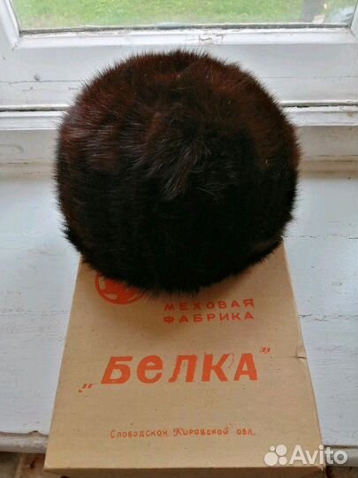 Шапка норковая женская