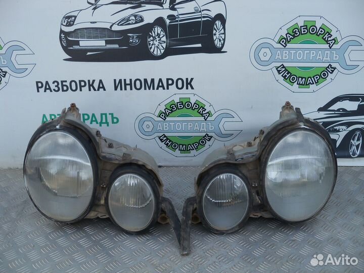 Комплект фар depo Mercedes Benz W210 1998г