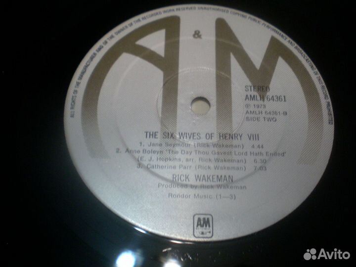 Виниловая пластинка Rick Wakeman. Iron Maiden