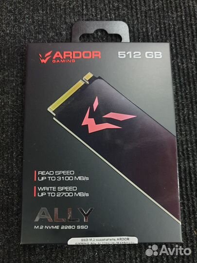 SSD ardor gaming Ally AL1284 512Gb