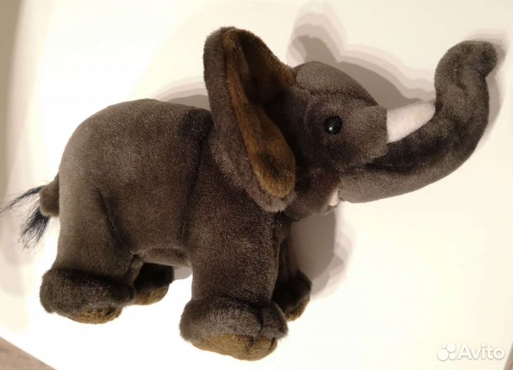 Слон мягкий коллекционный