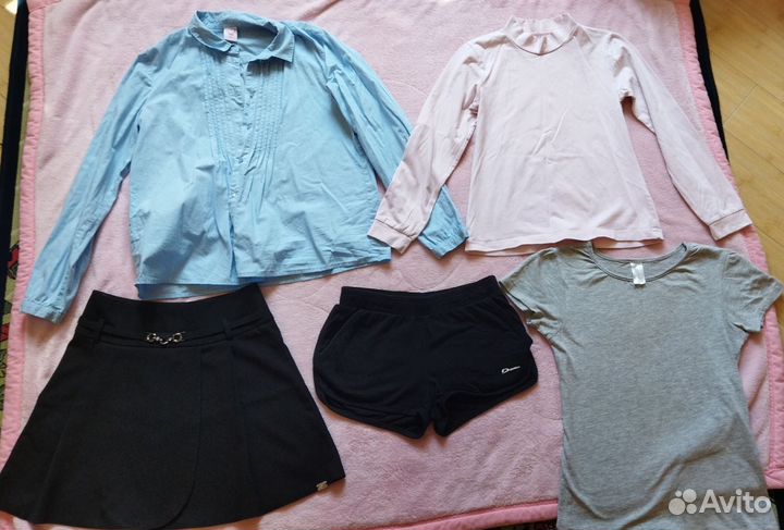 Вещи для девочки 140-146р