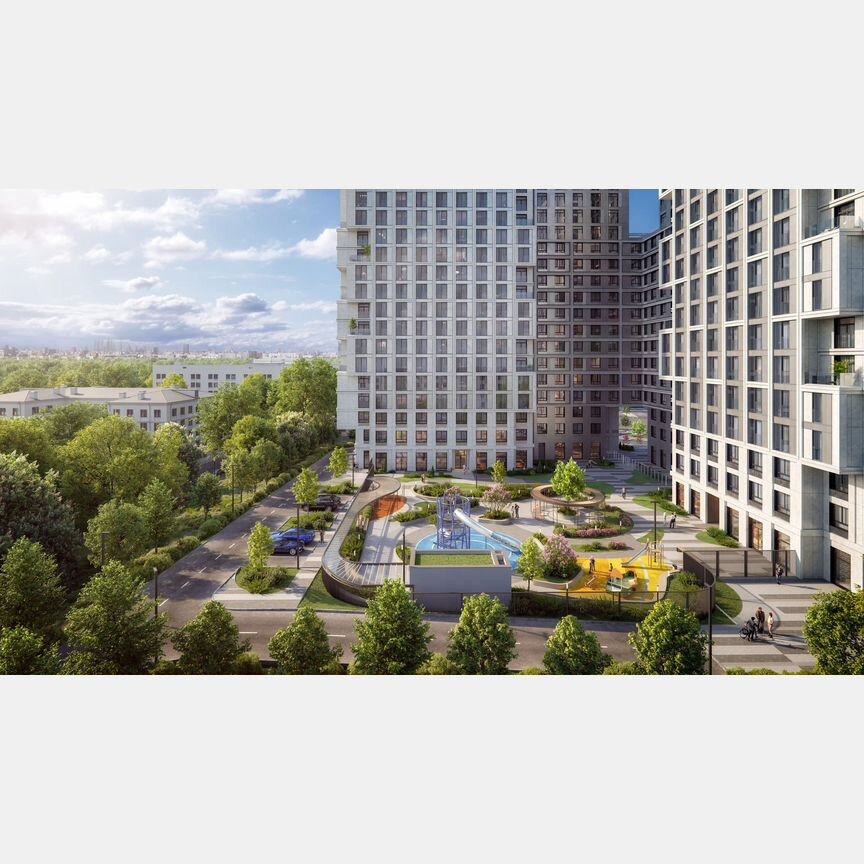 3-к. апартаменты, 94,9 м², 9/20 эт.