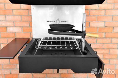 Угольно-дровяной гриль (Grill-610)