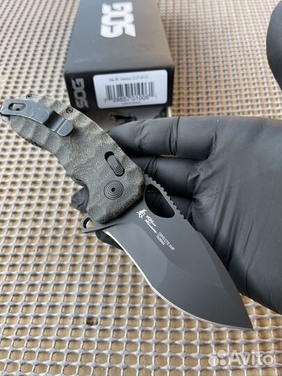 Нож складной SOG Kiku XR Blackout USA Новый