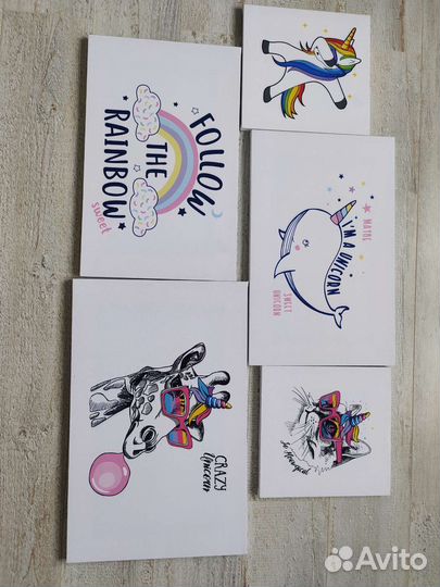 Картины и постеры для интерьера набор