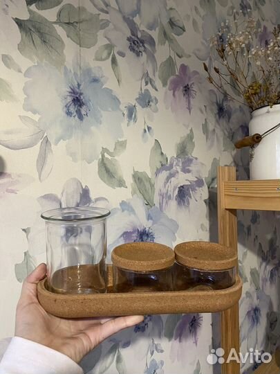 Набор банок IKEA для ванной