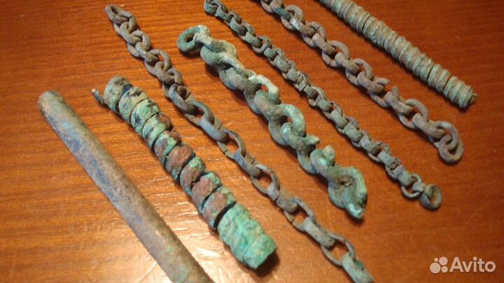 Набор античных цепочек, 7 видов. Скифы. Кобань, ан