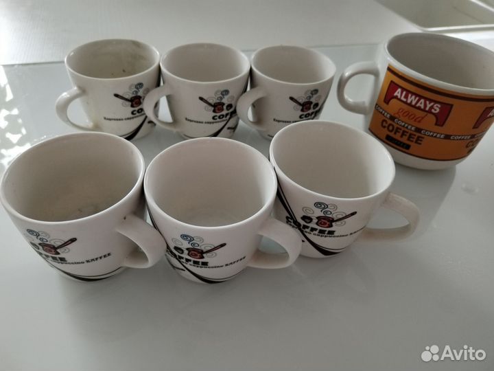 Кружки для кофе 7 шт