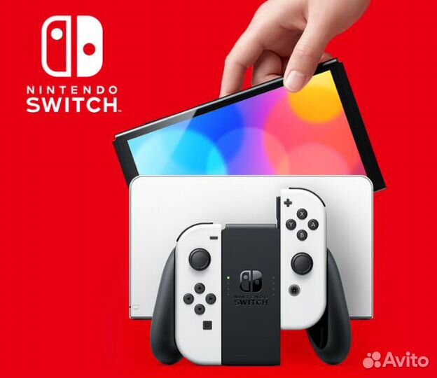 Игровая консоль Nintendo Switch oled новая