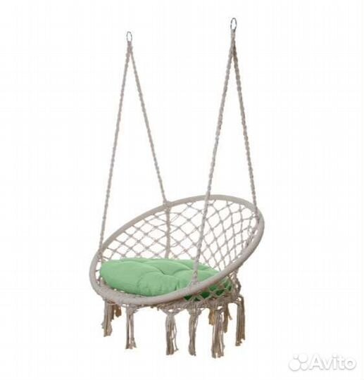 Качель кресло подвесное с подушкой, до 100 кг