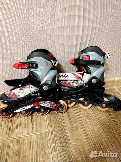 Роликовые коньки детские раздвижные
