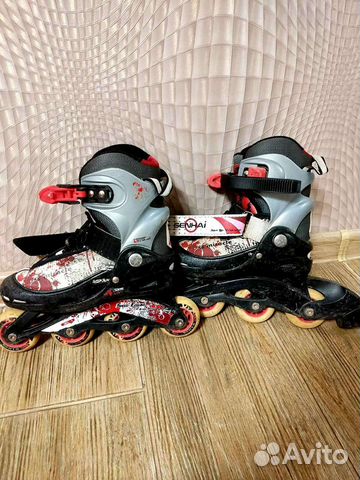 Роликовые коньки детские раздвижные