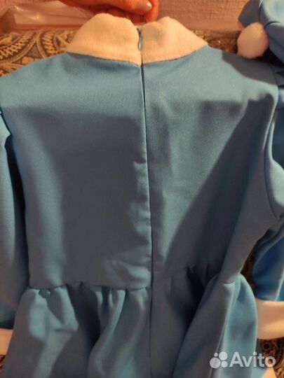 Костюм Снегурочки, Снежинки 4-5 лет, новый