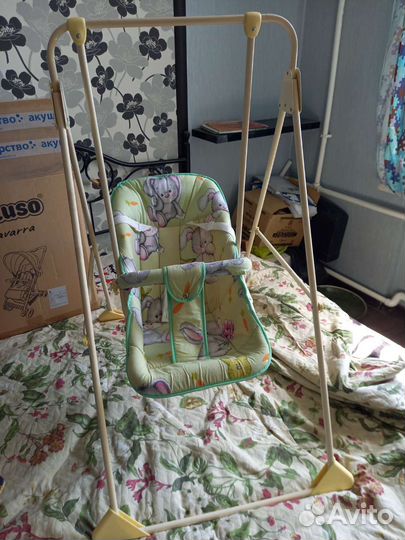 Детские качели напольные