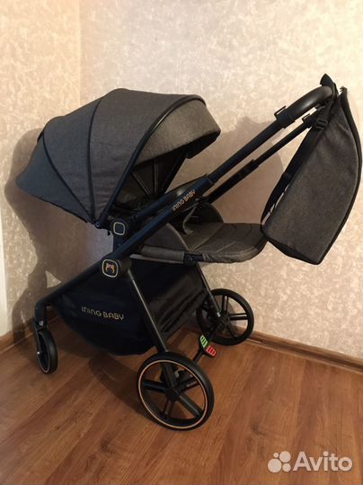 Коляска новая с реверсивным блоком с сумкой