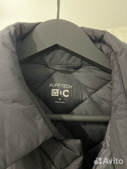 Пуховик женский uniqlo L оверсайз