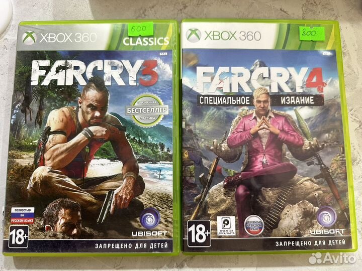 Диски с играми для Xbox 360