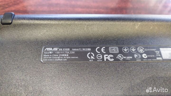 Ноутбук asus X102B