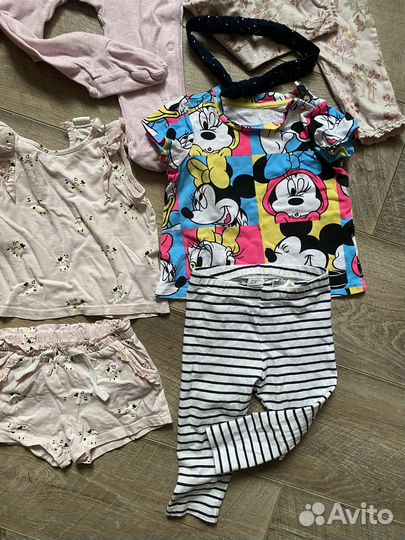 Вещи пакетом на девочку 74-80