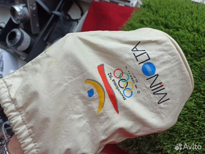 Олимпийский чехол для объектива. barcelona 1992