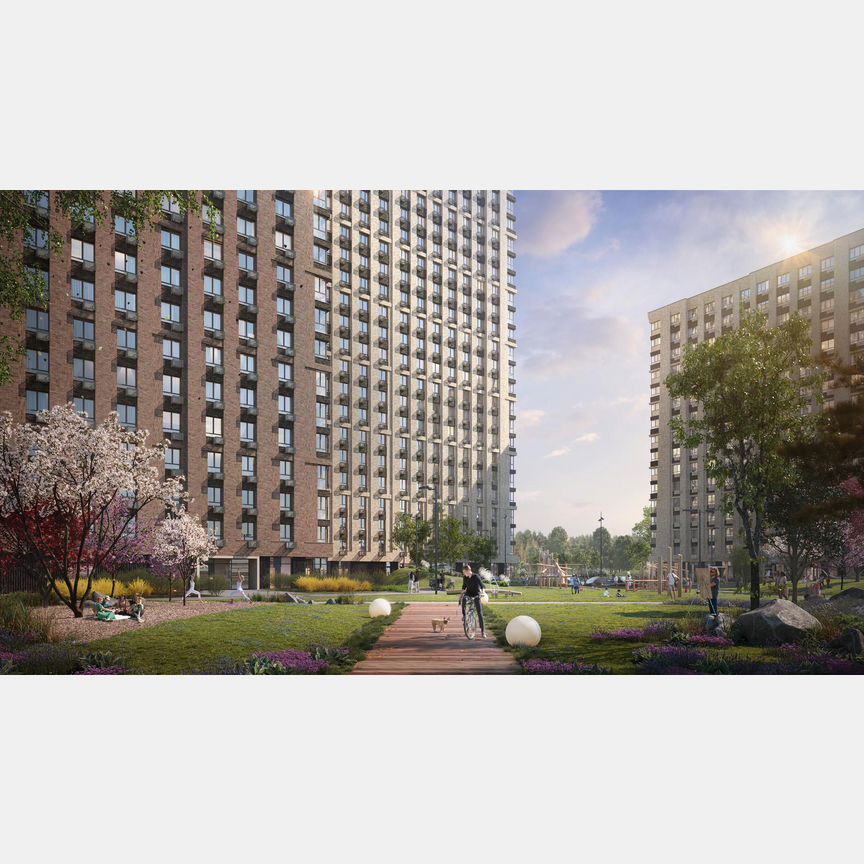 1-к. апартаменты, 37,7 м², 12/23 эт.