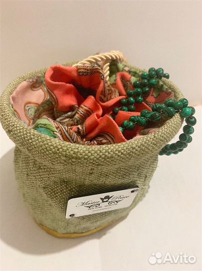 Колье малахит