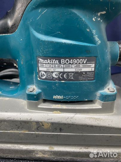 Плоскошлифовальная машина Makita BO4900V, 330 Вт