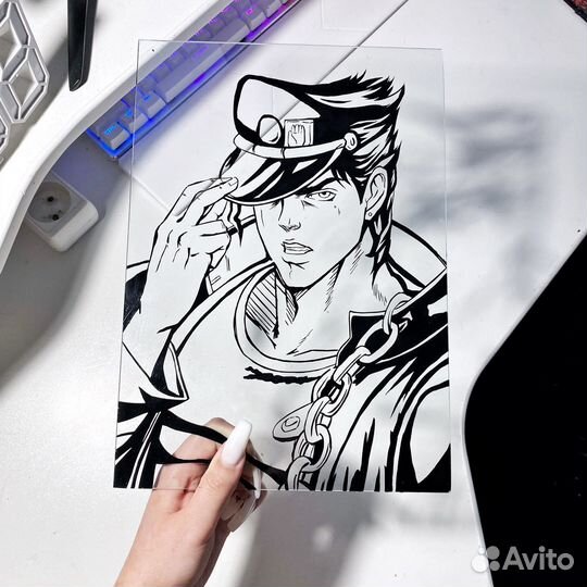 Аниме на стекле, Джотаро Куджо