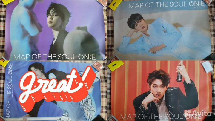 Предзаказные постеры BTS mots ON:E