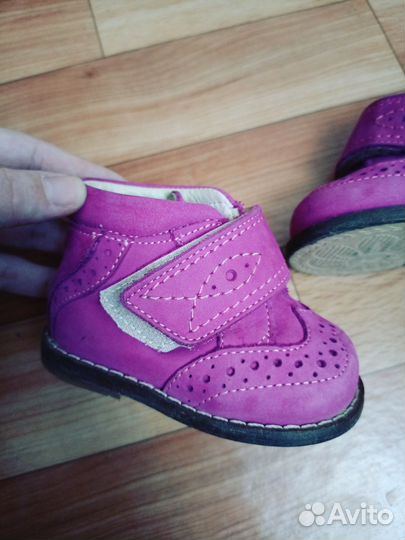 Ботиночки на первый шаг девочке тотто деми