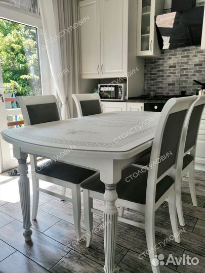 Обеденная группа Стол Стулья новые