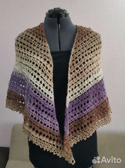 Шаль ручной работы