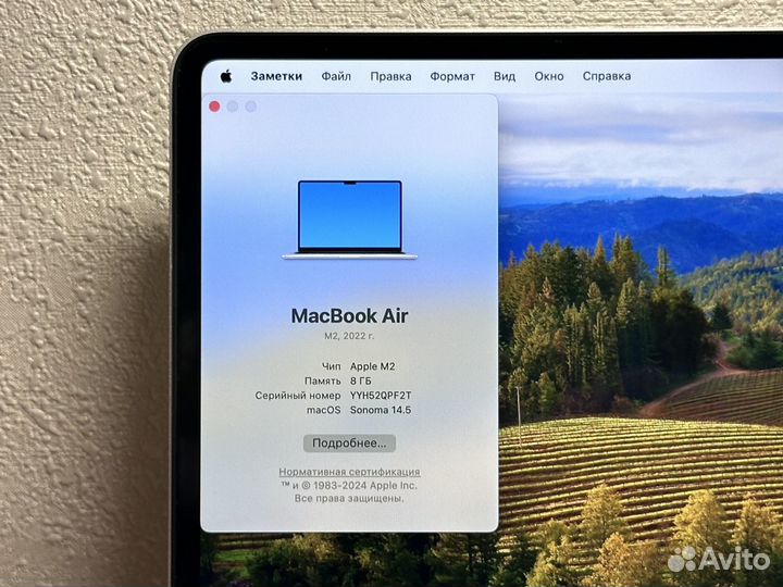 Macbook air 13 2022 m2 идеал