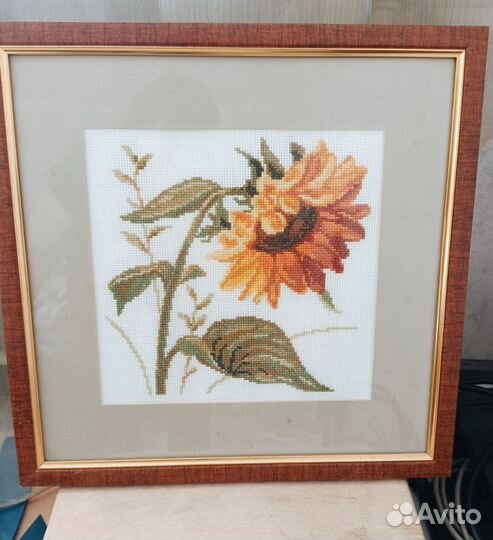 Картина вышивка крестом 2 шт
