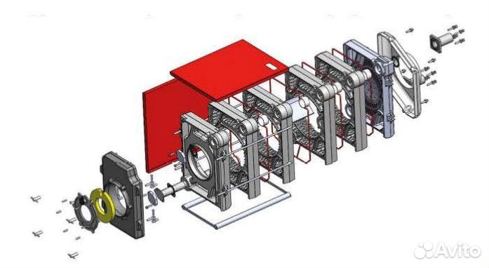 Котел чугунный, отопительный - 1300 (574-Kw)