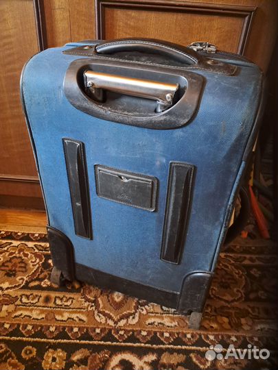 Чемодан на 2 колесах небольшой(S),тканевый