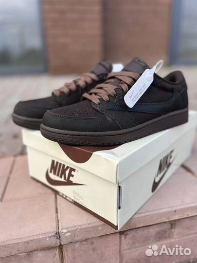 Travis Scott x Air Jordan 1 Low OG Velvet Brown