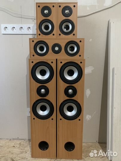 Акустические колонки 5.1 напольные