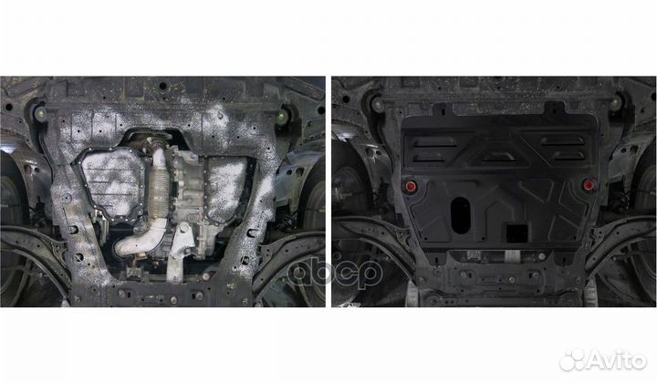 Защита картера и кпп nissan qashqai 2006