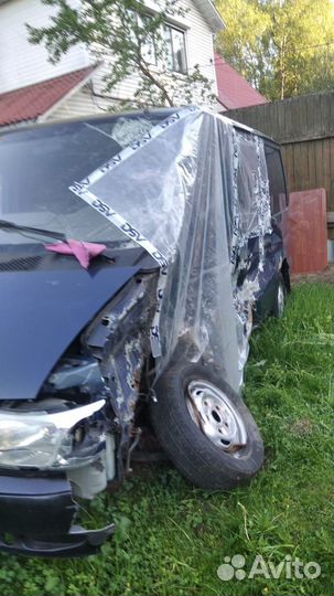 Ford Transit 2.0 МТ, 2002, битый, 290 000 км