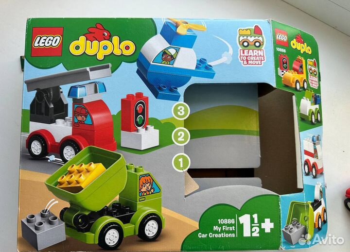 Lego duplo Мои первые машинки
