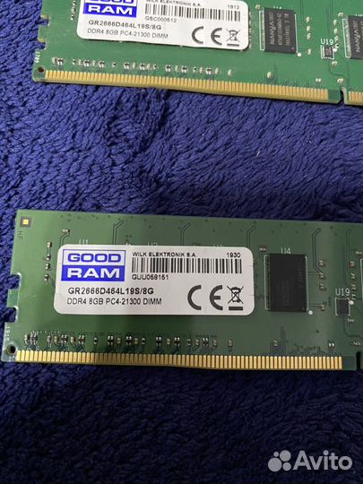 GoodRam 16GB DDR4 2666MHz (2x8GB)