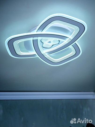 Люстра светодиодная потолочная белая