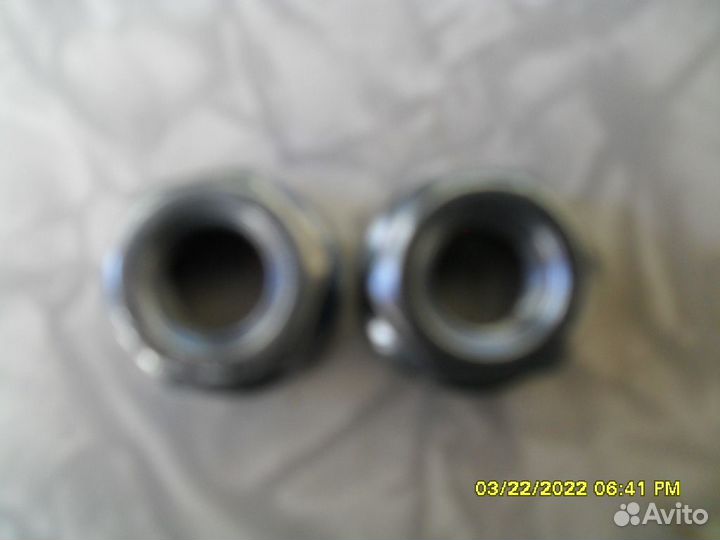 Гайки шестигранные самостопорящиеся цельнометаллич