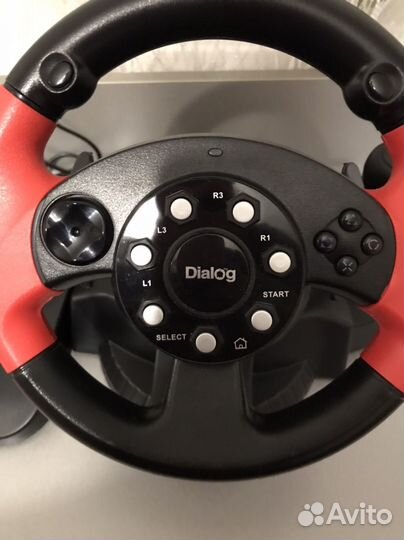 Игровой руль с педалями и коробкой передач