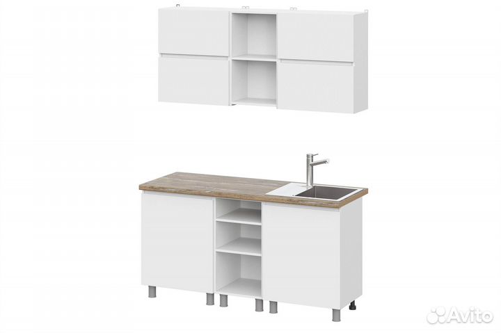 Готовый комплект кухни 1.6м